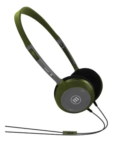 Auriculares Maxell Vincha HP-200 Verde Oliva.webp
