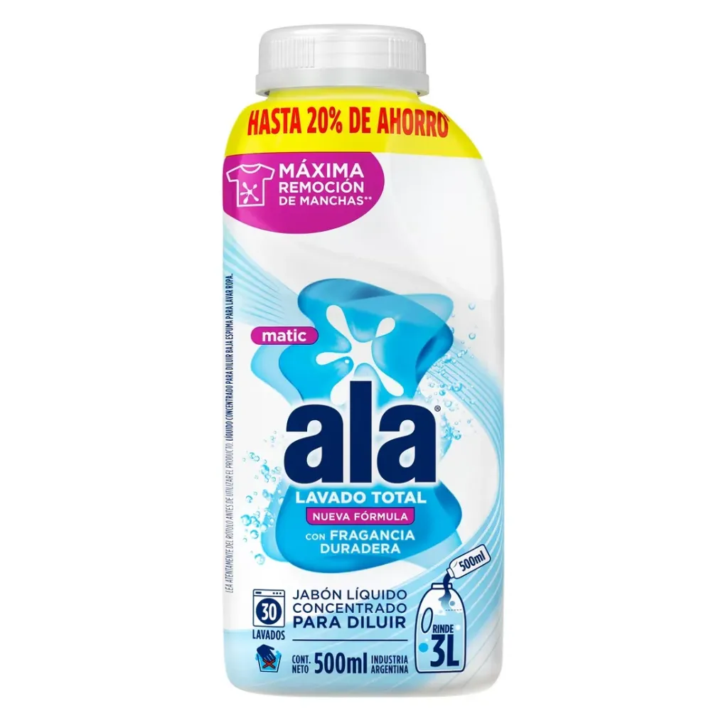 [100951] Ala Jabón Liquido Para Diluir x500ml (x12)