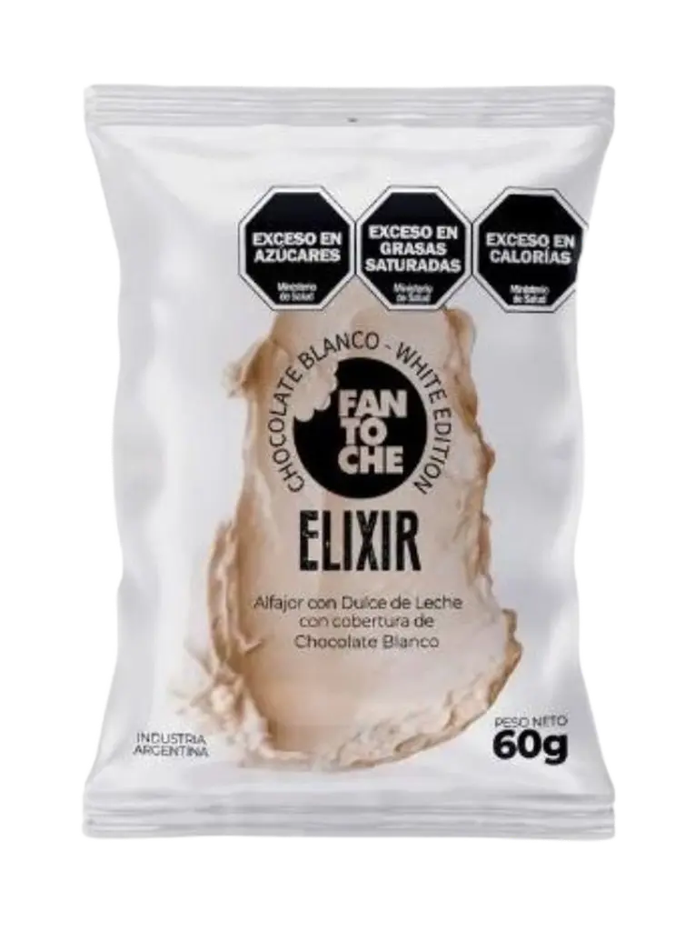 [100107] Alfajor Fantoche Elixir Chocolate Blanco x70g (x12)