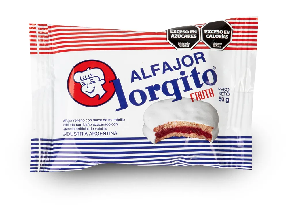 [100162] Alfajor Jorgito de Fruta x50g (x24)