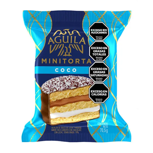 [100689] Alfajor Minitorta Águila Coco x70,5g (x21)