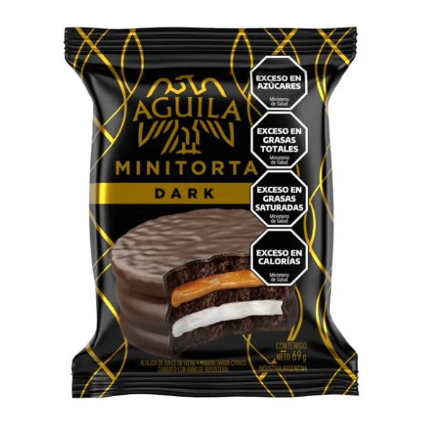 [101059] Alfajor Minitorta Águila Dark x69g (x21)