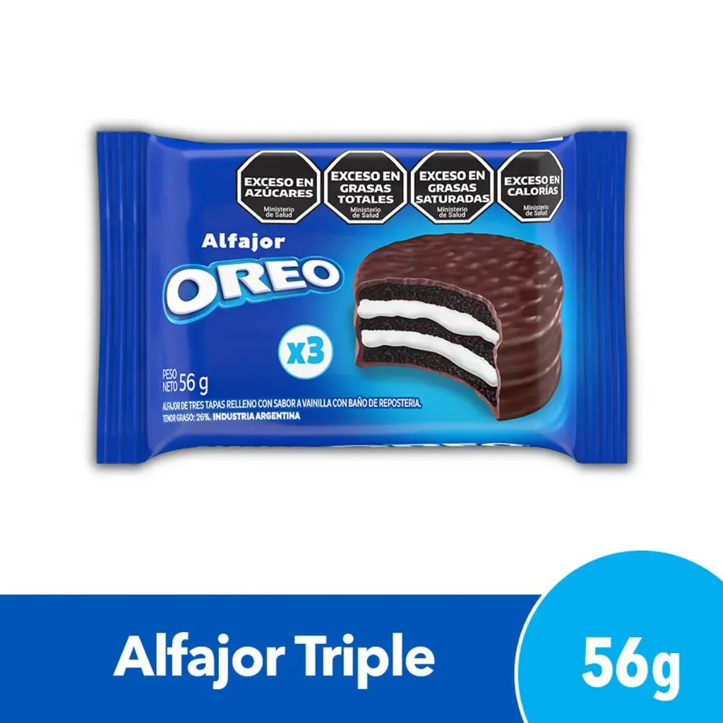 Alfajor Triple Oreo x56g (x36)