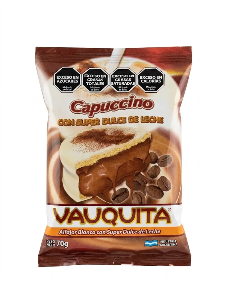 [101067] Alfajor Vauquita Capuccino x72g (x24)