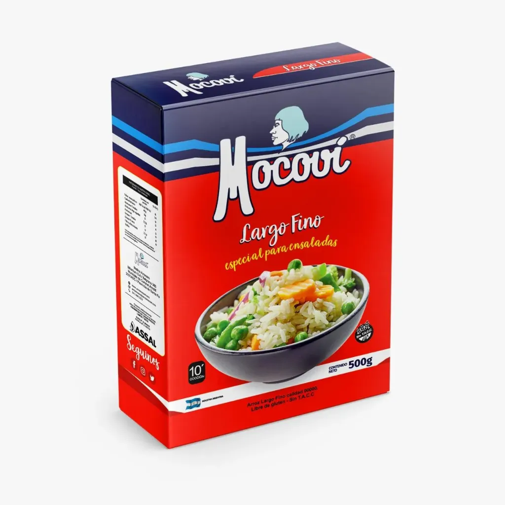 [101006] Arroz Mocoví Largo Fino 00000 Estuches x500g (x20)
