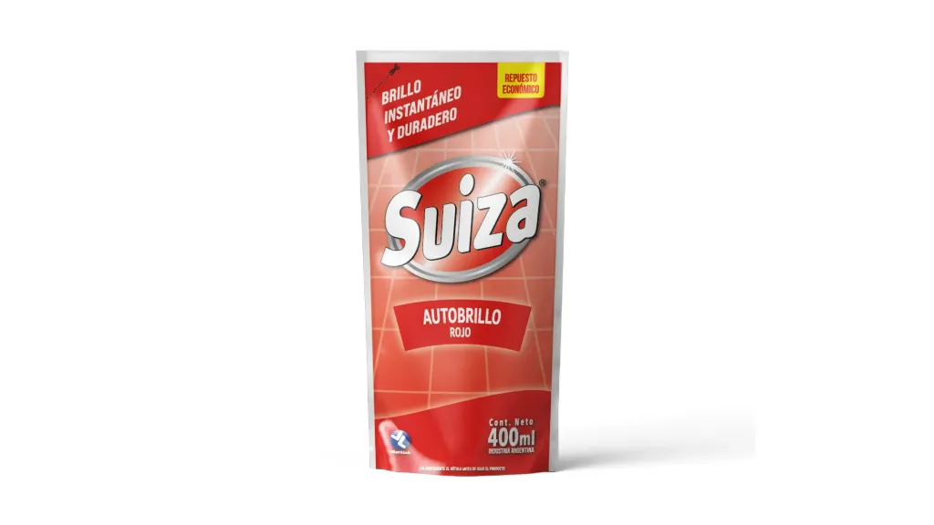 [101163] Autobrillo Suiza Rojo DP x400ml (x12)