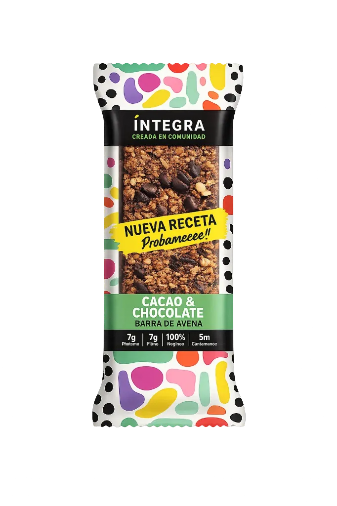 [101081] Barra Integra Avena, Cacao y Chocolate x40g (16x10)