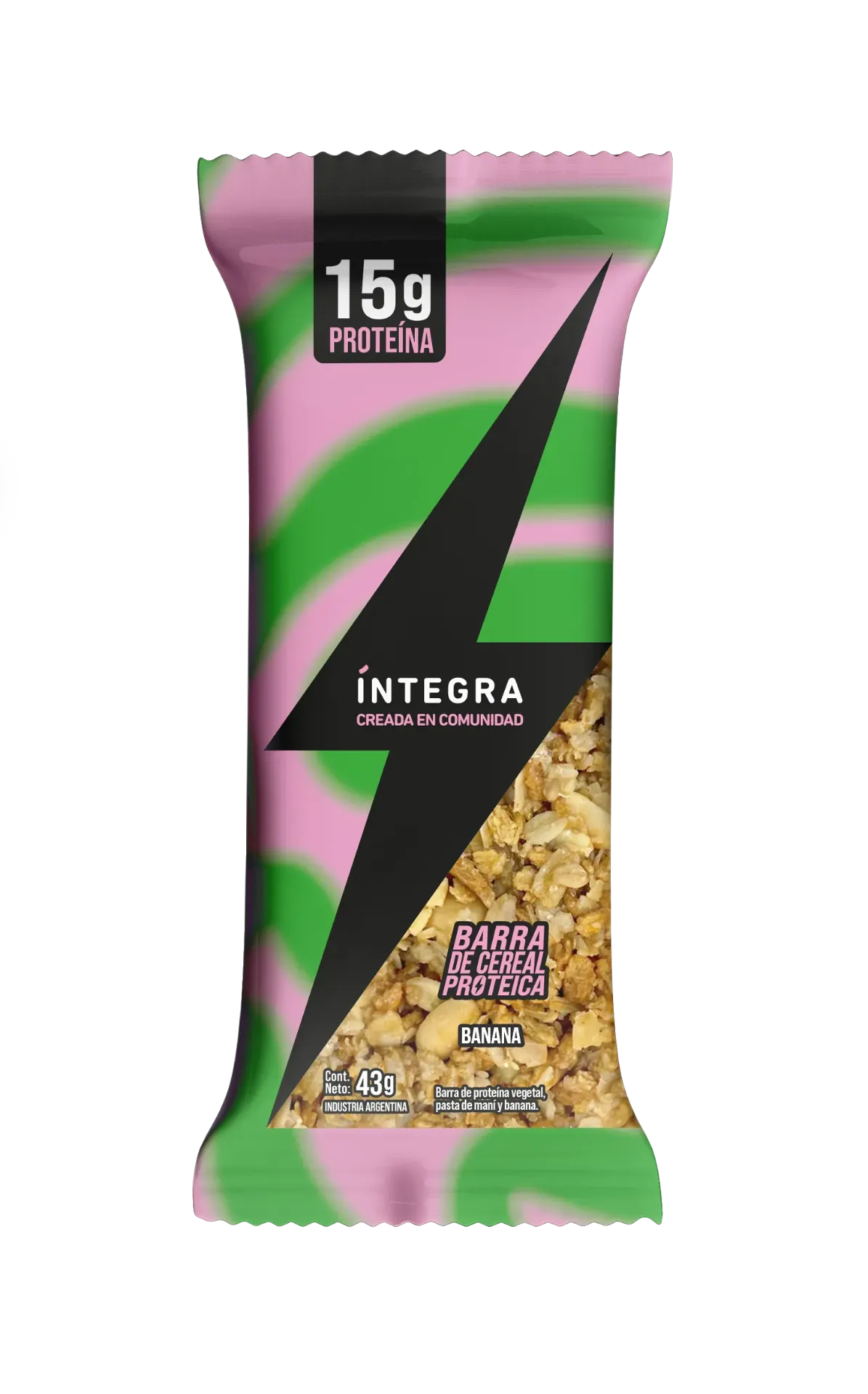 [101085] Barra Integra Proteica Banana x43g (16x10)