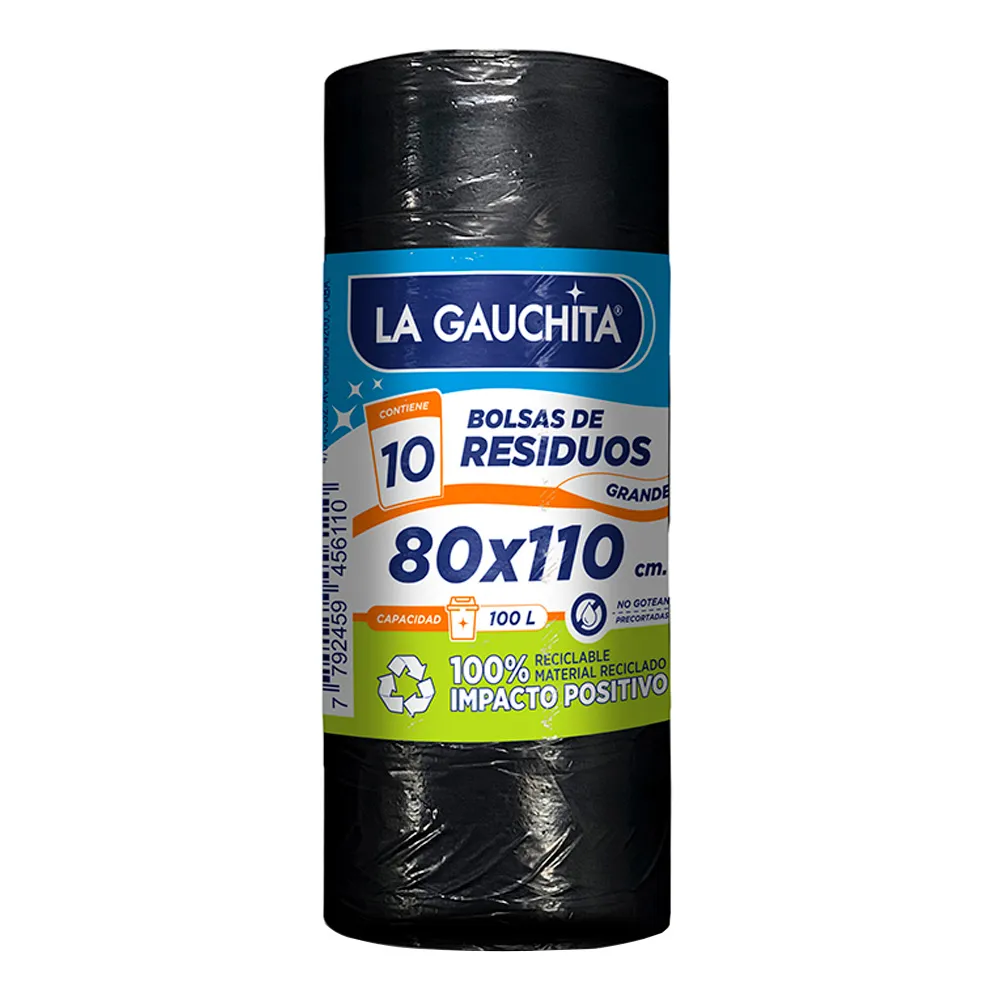 [100917] Bolsa Residuo Rollo 80x110 La Gauchita x20u (x20)