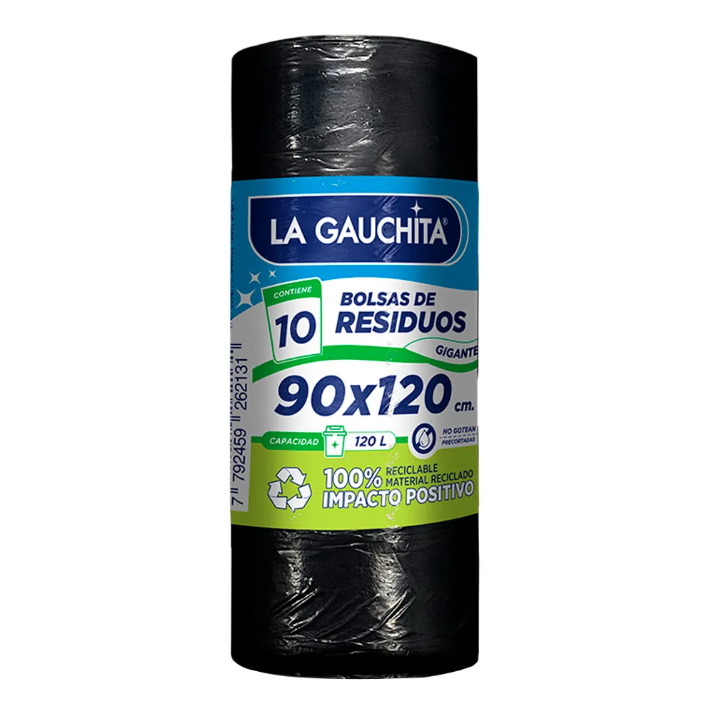 [100918] Bolsa Residuo Rollo 90x120 La Gauchita x20u (x20)
