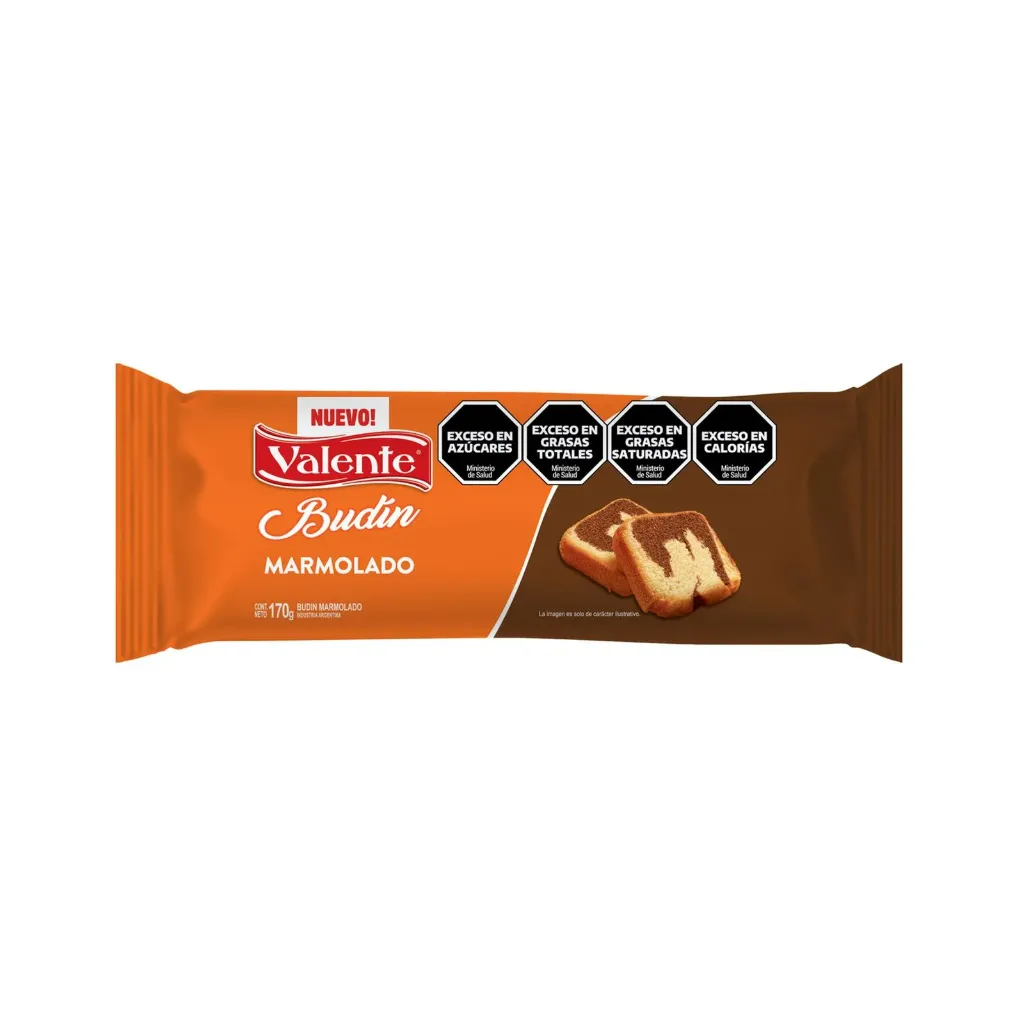 Budín Marmolado Valente x170g (x15)