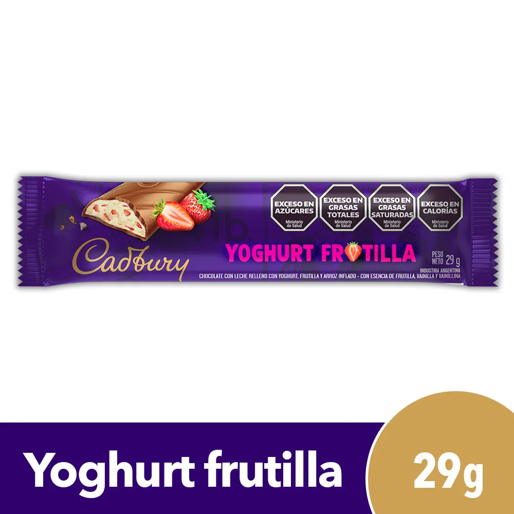 [29301] Cadbury Yoghurt Frutilla x29g (12x12)