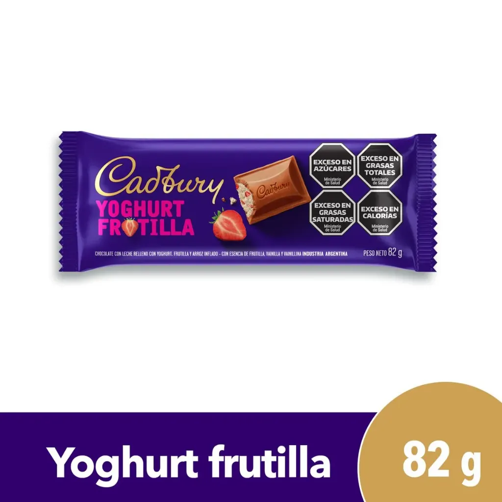 [100850] Cadbury Yoghurt Frutilla x82g (x28)