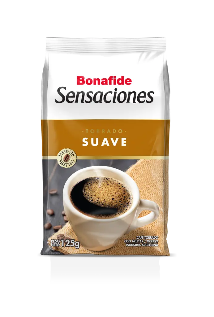 [100182] Café Bonafide Sensaciones Suave x125g (x12)