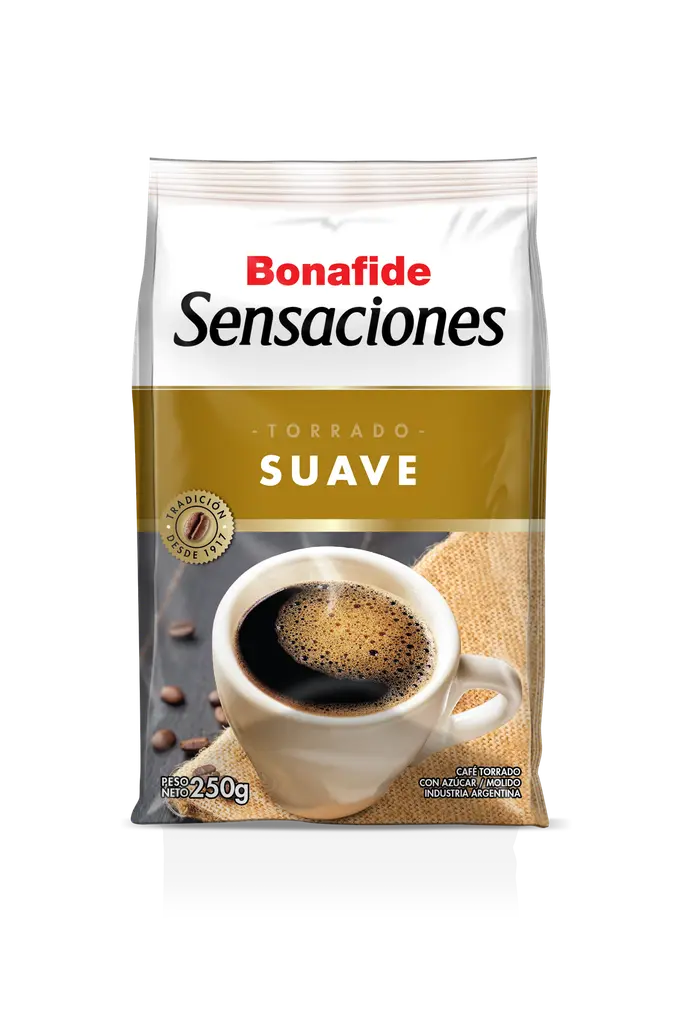 [100184] Café Bonafide Sensaciones Suave x250g (x8)