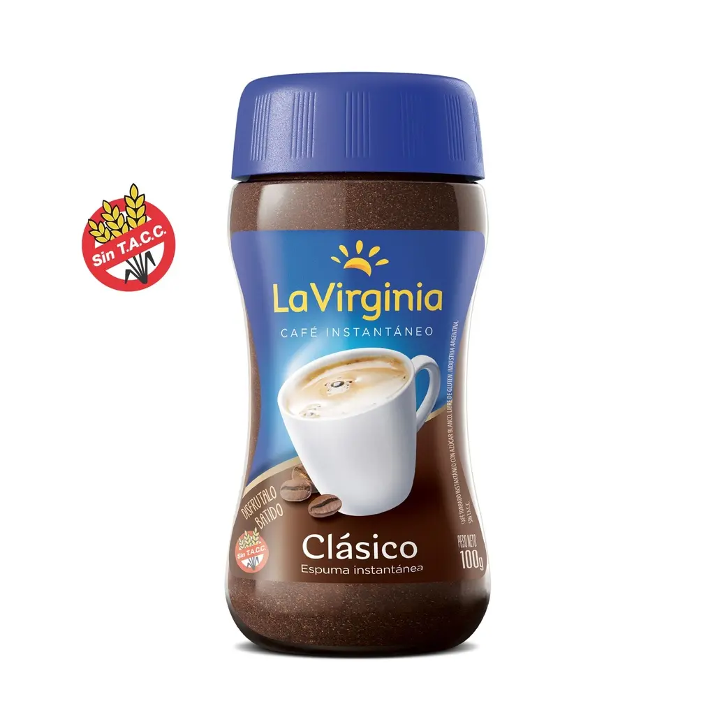 [100017] Café Instantáneo Clásico La Virginia x100g (x6)