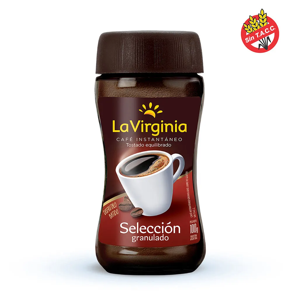 [100632] Café Instantáneo Selección Tostado La Virginia x100g (x6)