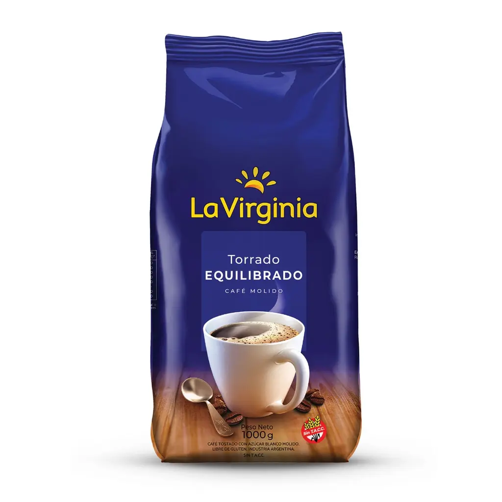 [100311] Café Molido La Virginia Torrado Equilibrado x1kg (x6)