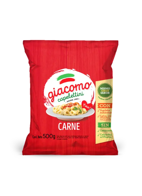 [100027] Capelettini Giacomo Carne x500g (x12)