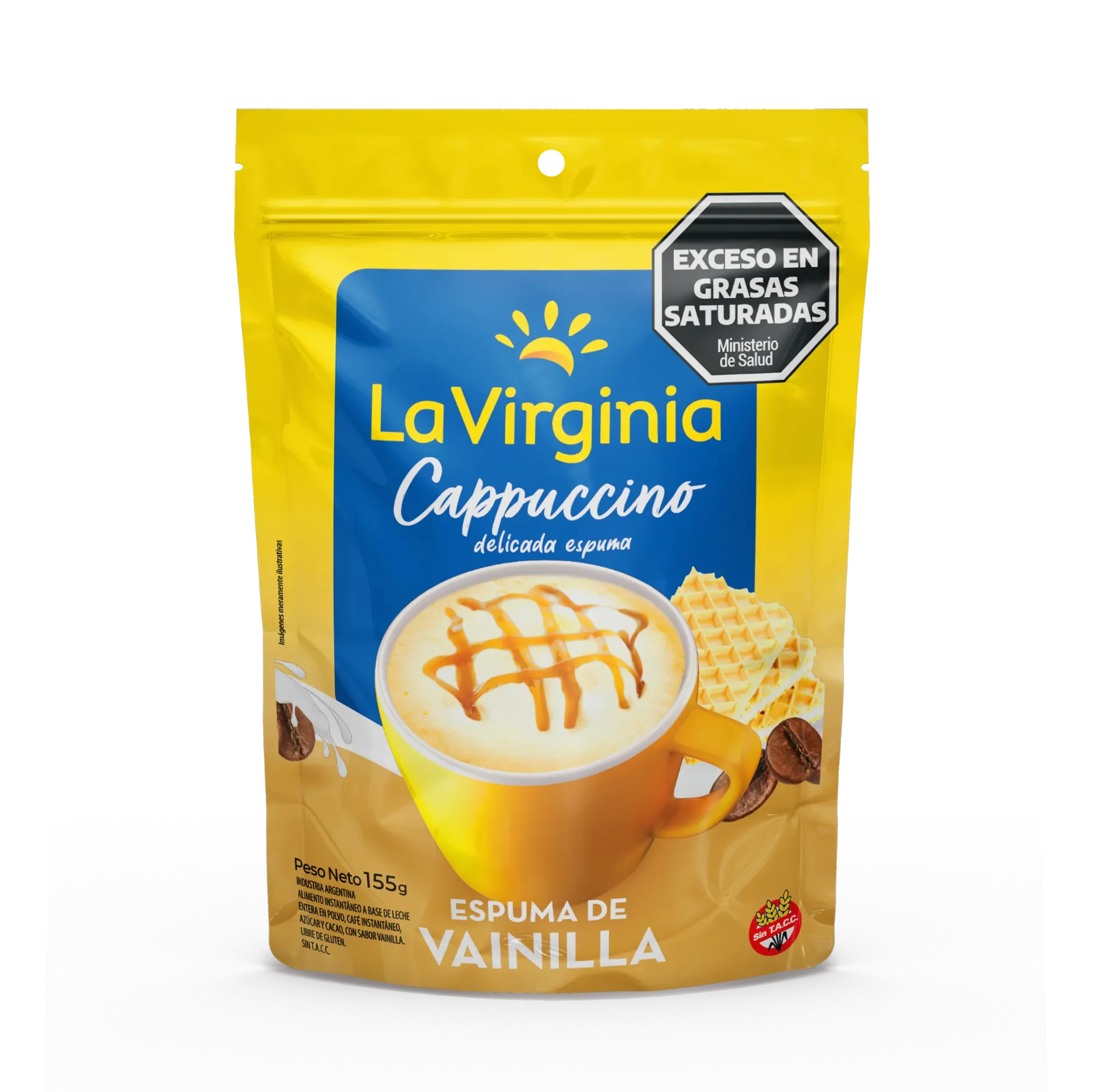 [100762] Cappuccino La Virginia Vainilla DP x155g (x10)