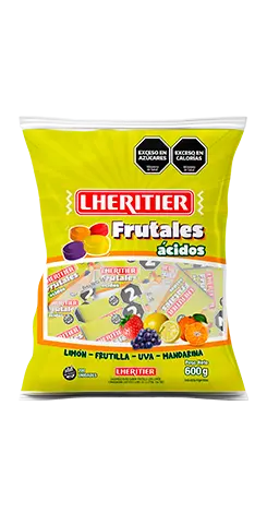 Caramelo Duro Lheritier Frutales Ácidos x600g (x12)