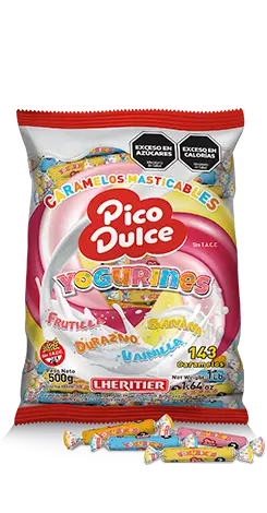 [27029] Caramelo Masticable Pico Dulce Yogurines x500g (x12)