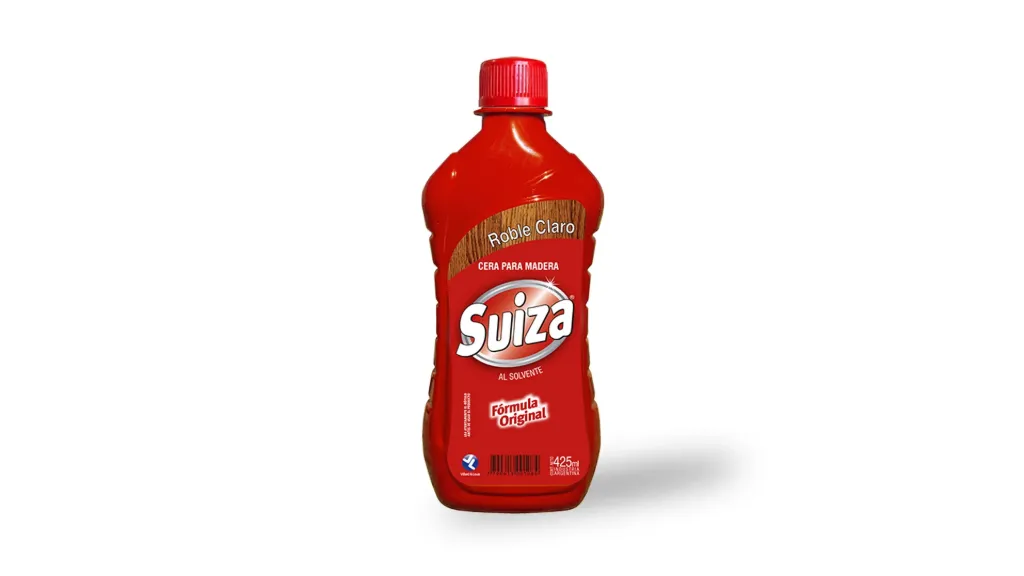 [101157] Cera para Madera al Solvente Suiza Roble Claro x425ml (x12)
