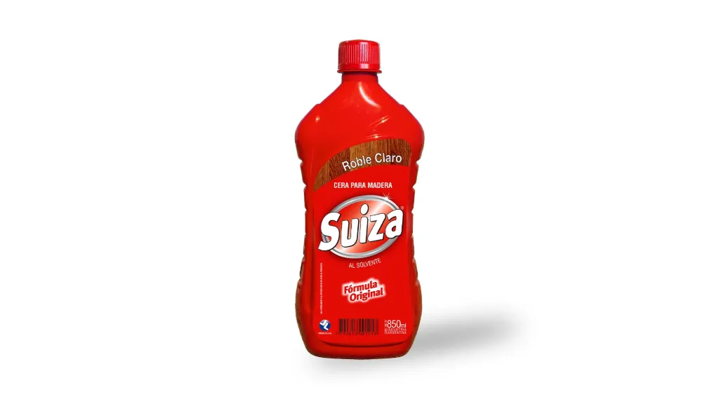 [101160] Cera para Madera al Solvente Suiza Roble Claro x850ml (x12)