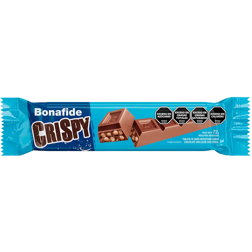 Chocolate Bonafide Crispy x72g (4x14)