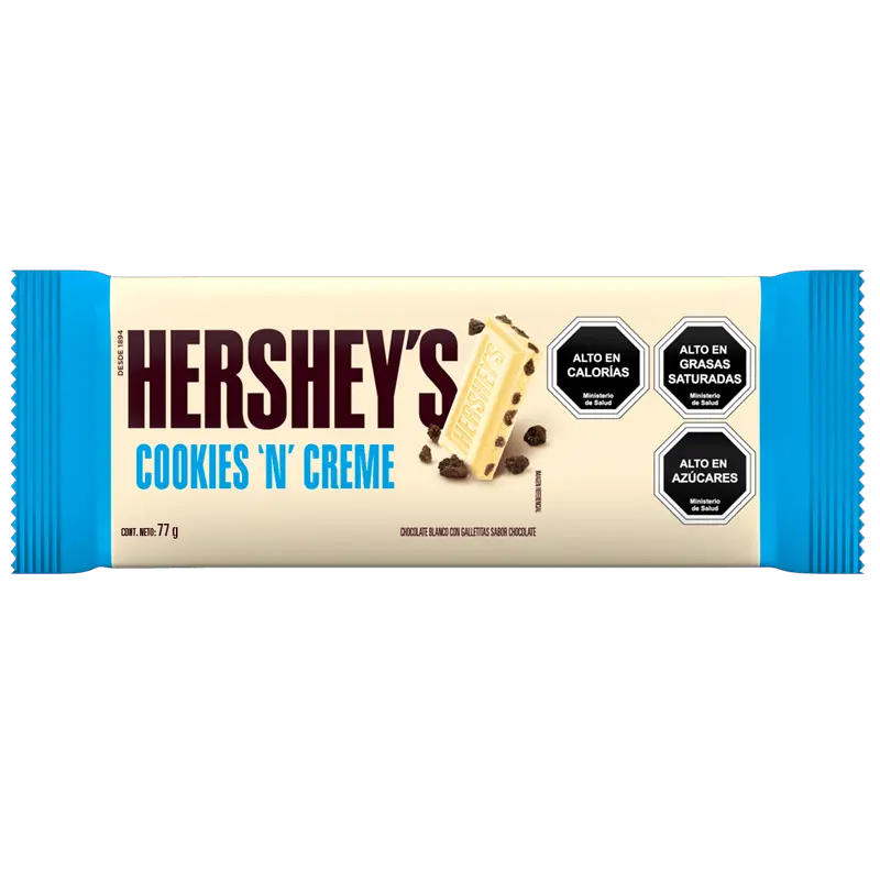[100065] Chocolate Hershey's Cookies and Cream x77g (4x18)