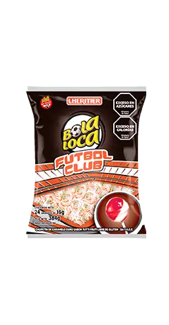 [100218] Chupetin Bola Loca Futbol Club River 24x16g (x12)