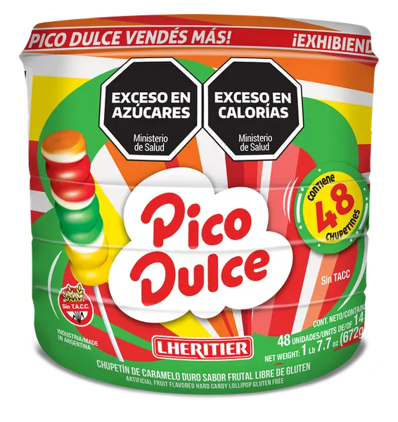 [27071] Chupetín Pico Dulce Tarro Plástico x48u (x12)