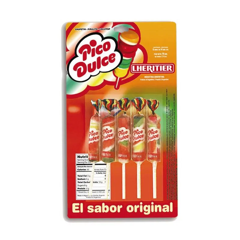 Chupetín Pico Dulce x5u (x18)