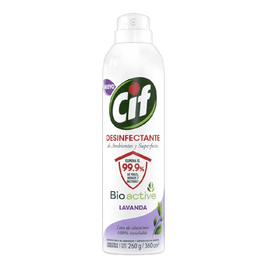 [72571] Cif Aerosol Desinfectante Lavanda x260g (x12)