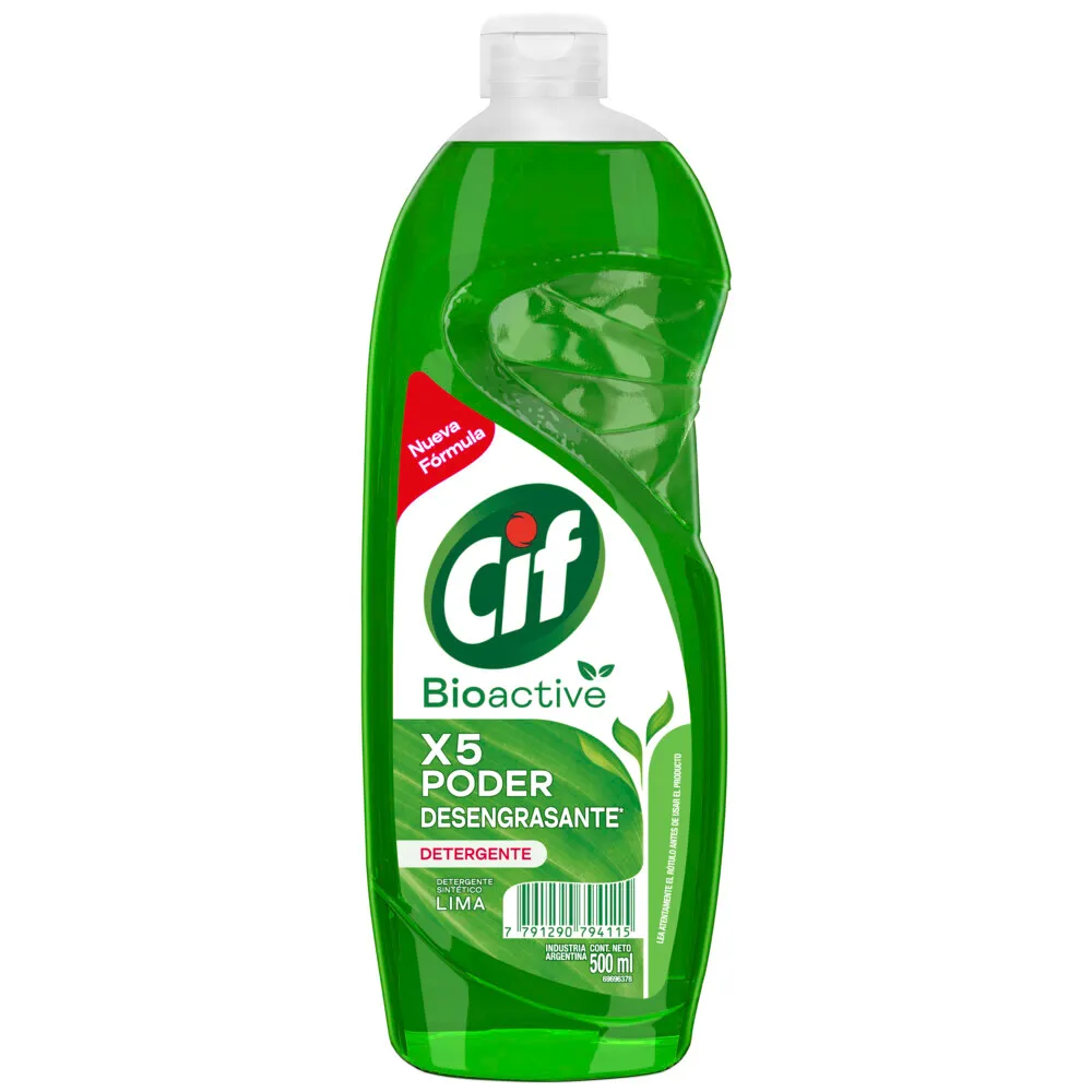 [100463] Cif Lavavajilla Lima Bioactive x750ml (x12)