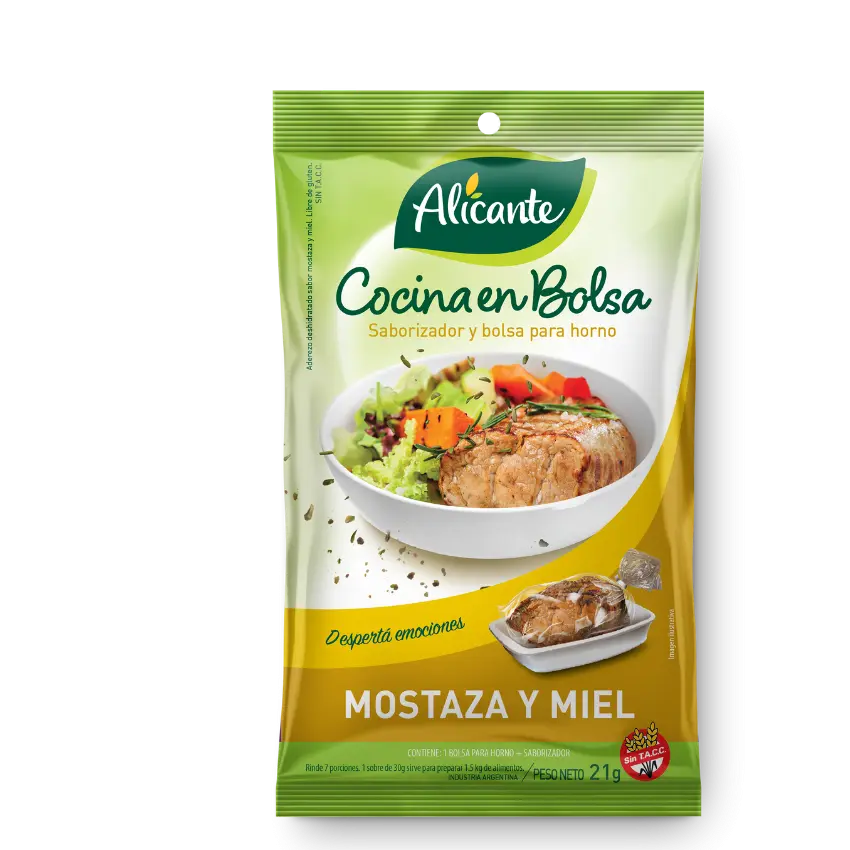 [100474] Cocina en Bolsa Alicante Mostaza y Miel x30g (x10)