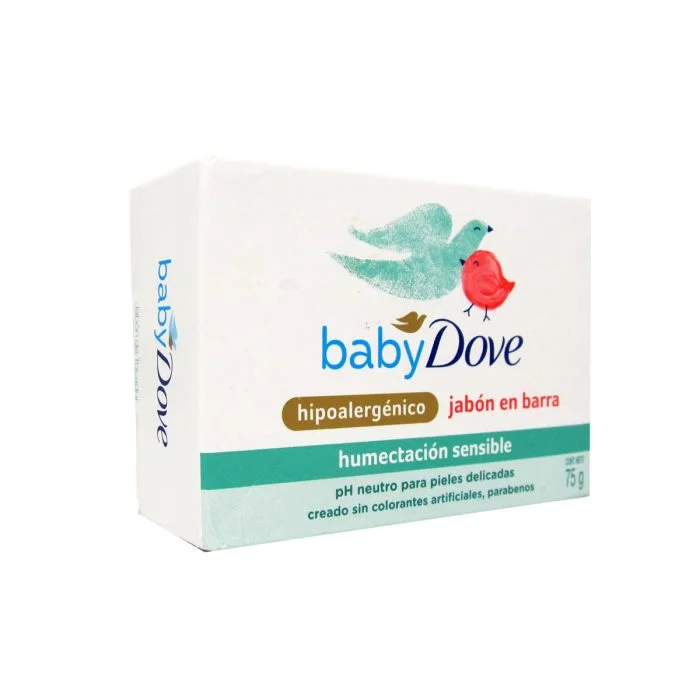 [80611] Dove Jabón Baby Sensible Hipoalergénico x75g (x48)