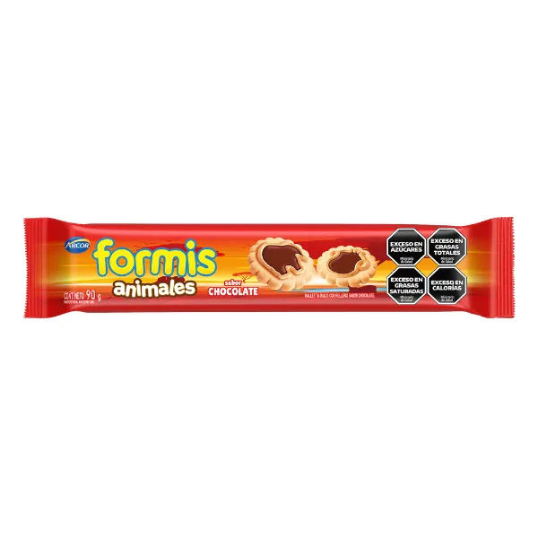[100965] Formis Sabor Vainilla Rellena de Chocolate x90g (x36)