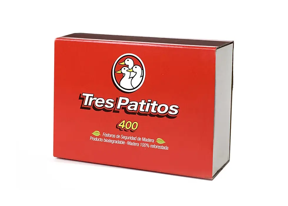 [100150] Fósforos Tres Patitos x400u (12x10)