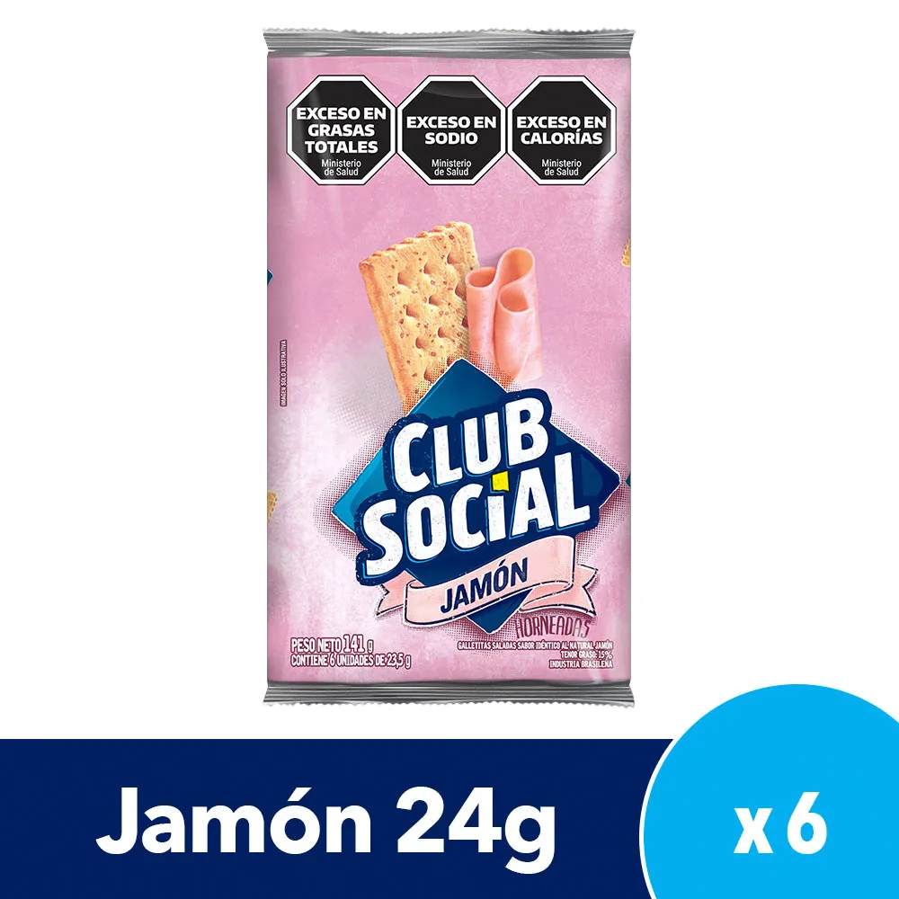 [100653] Galletitas Club Social Jamón x6x23,5g (x44)