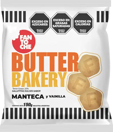 [100116] Galletitas Fantoche Bakery Butter x150g (x15)