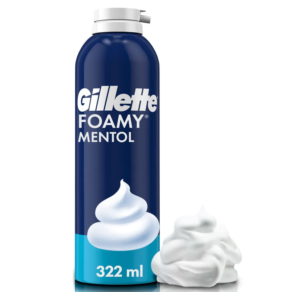 [100191] Gillette Foamy Mentol x312g (x12)