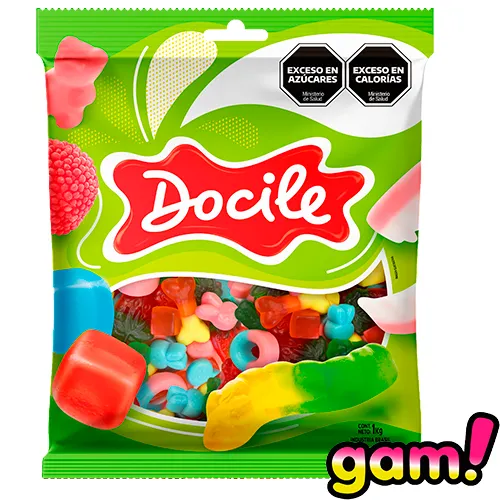 Goma Docile Mix Divertido x1kg (x12)