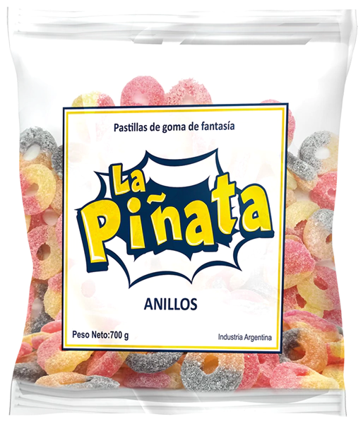 [8115] Goma La Piñata Anillos x700g (x8)