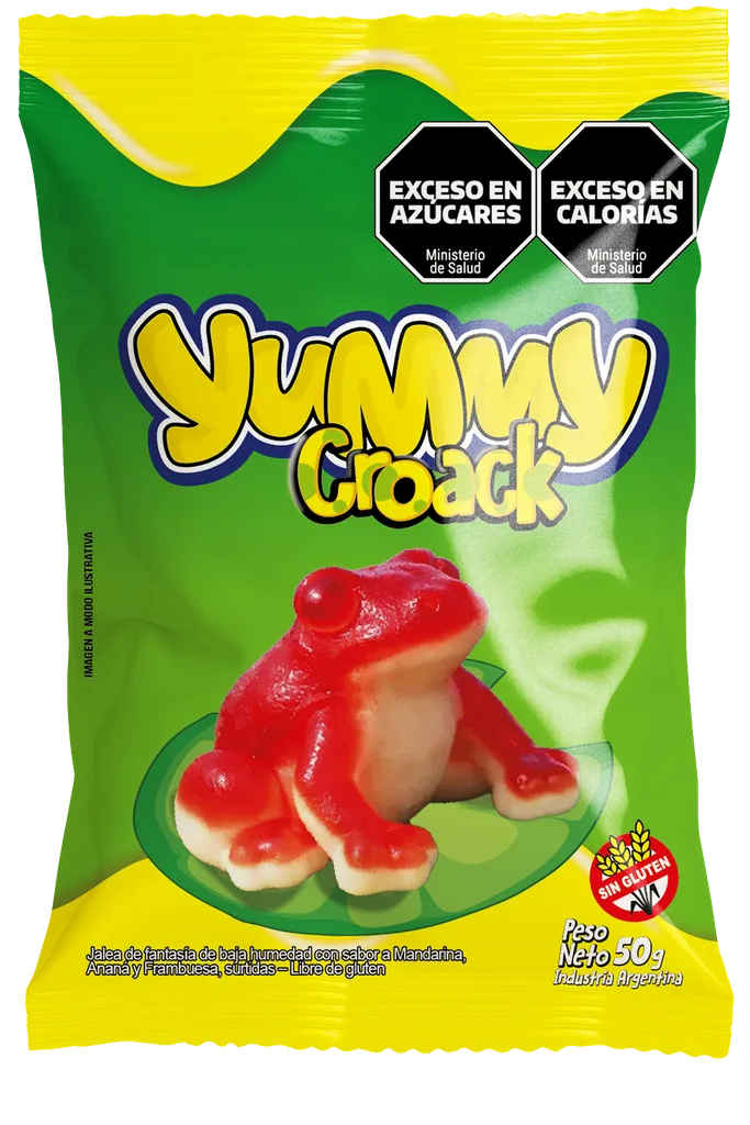 [100947] Gomitas Yummy Croack x50g (12x10)