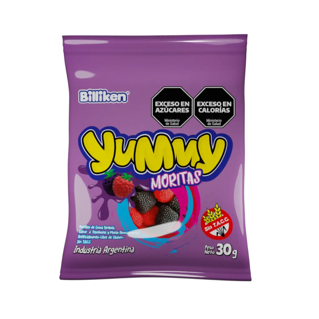 [8080] Gomitas Yummy Moritas x30g (12x12)
