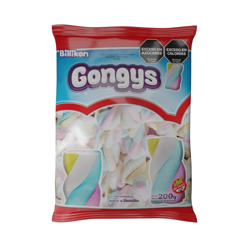 Gongys Malvaviscos Vainilla Trenza x200g (x12)