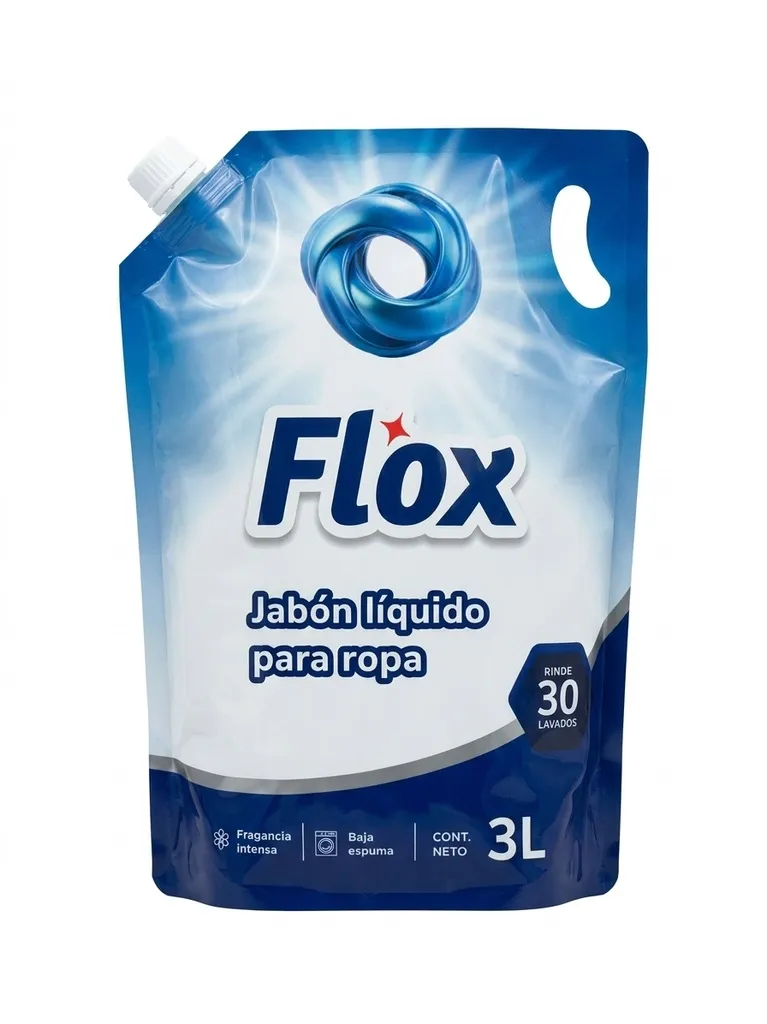 [101120] Jabon Líquido Para Ropa Flox DP x3L (x4)