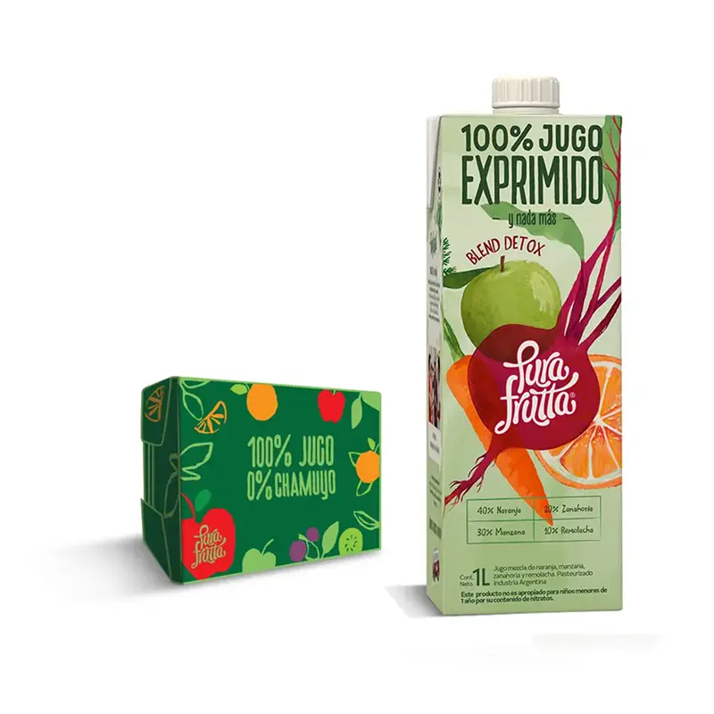 [100045] Jugo PuraFrutta Détox Remolacha x1L (x8)