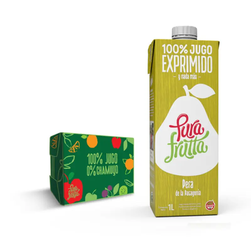 [100046] Jugo PuraFrutta Pera y Limón x1L (x8)